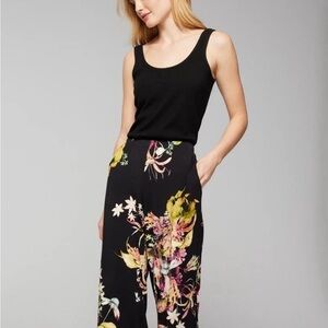 Brand new, no tags, Soma Black Floral Wide Leg Pajama Pant